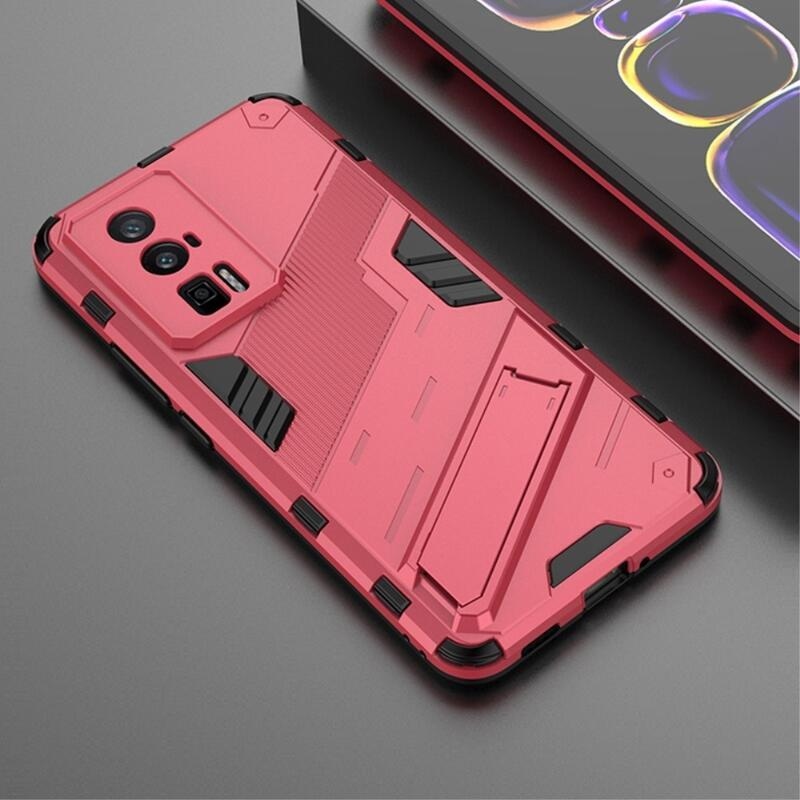 Armory tartós hibrid borítás Xiaomi Poco F5 Pro készülékhez - rózsaszínű