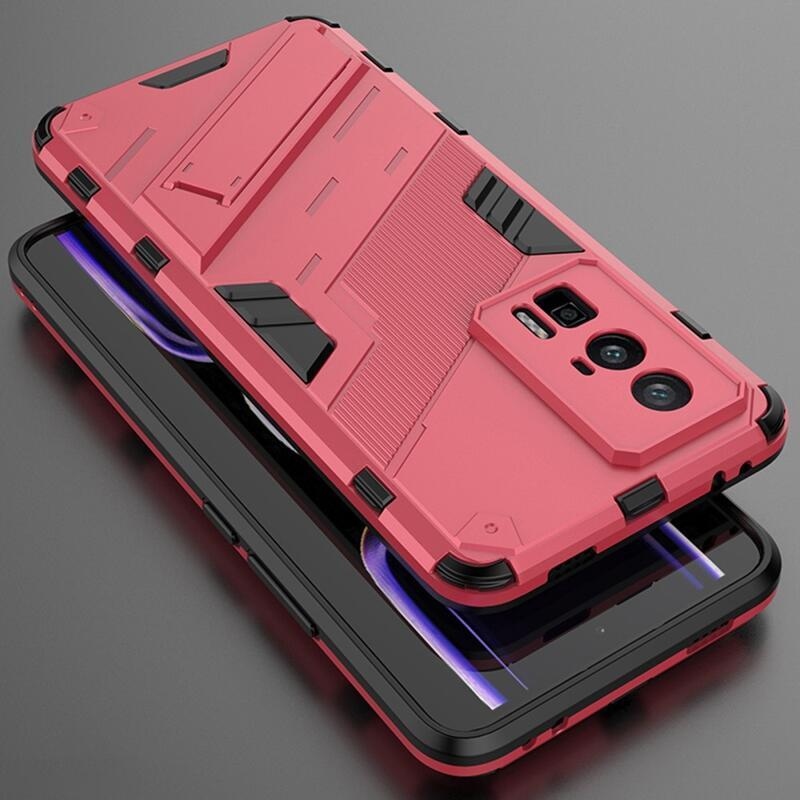 Armory tartós hibrid borítás Xiaomi Poco F5 Pro készülékhez - rózsaszínű