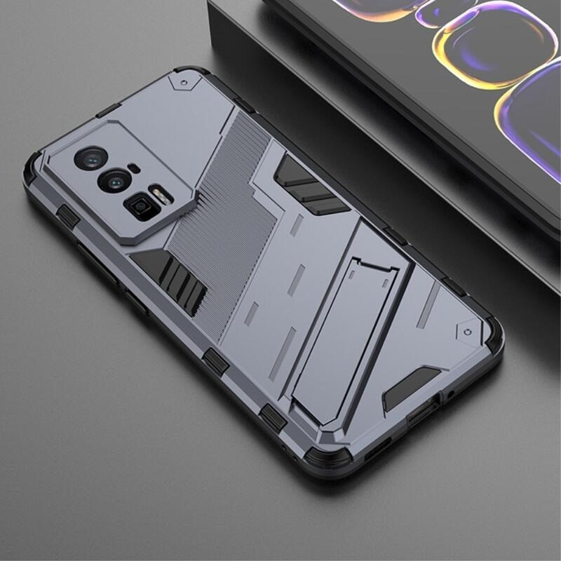 Armory tartós hibrid borító Xiaomi Poco F5 Pro készülékhez - sötétkék