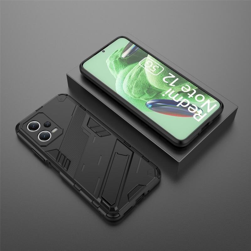 Armory tartós hibrid borító Xiaomi Redmi Note 12 5G/Poco X5 5G - fekete