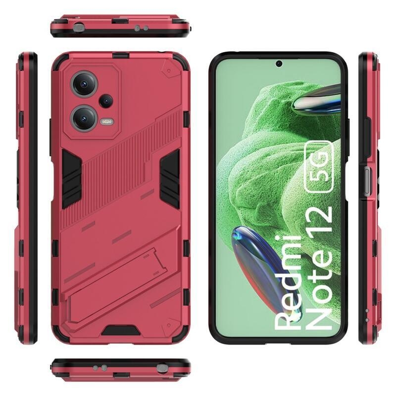 Armory tartós hibrid borítás Xiaomi Redmi Note 12 5G/Poco X5 5G - rózsaszínű