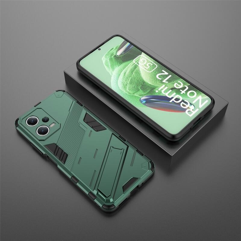 Armory tartós hibrid borító Xiaomi Redmi Note 12 5G/Poco X5 5G - zöld