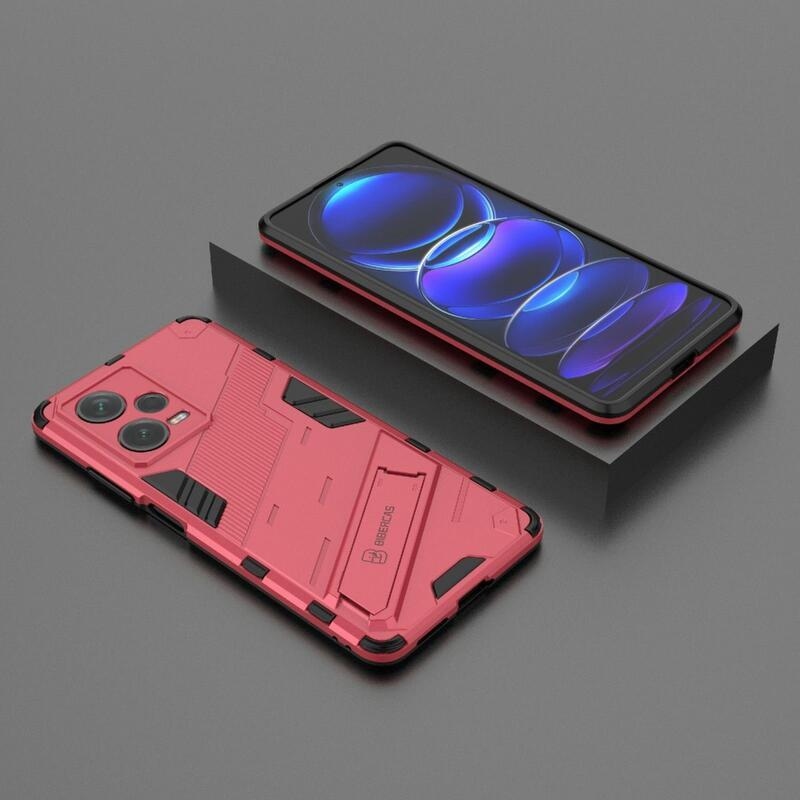 Armory tartós hibrid borító Xiaomi Redmi Note 12 Pro+ 5G - rózsaszínű