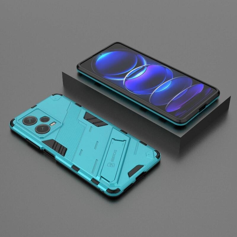 Armory tartós hibrid borító Xiaomi Redmi Note 12 Pro+ 5G - világoskék színű