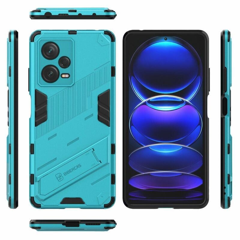 Armory tartós hibrid borító Xiaomi Redmi Note 12 Pro+ 5G - világoskék színű