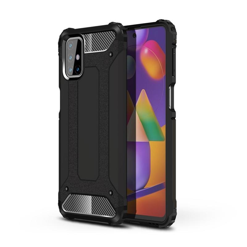 Armor strapabíró hibrid tok a Samsung Galaxy M31s okostelefonhoz – fekete