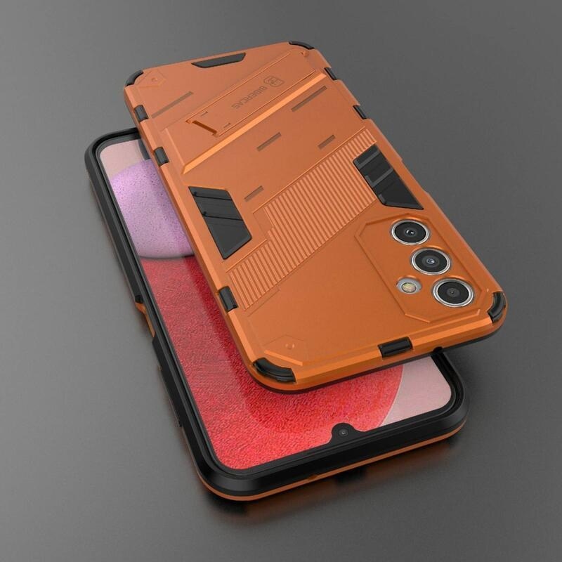 Tartós borítás Samsung Galaxy A14 4G/5G készülékhez - narancssárga színben