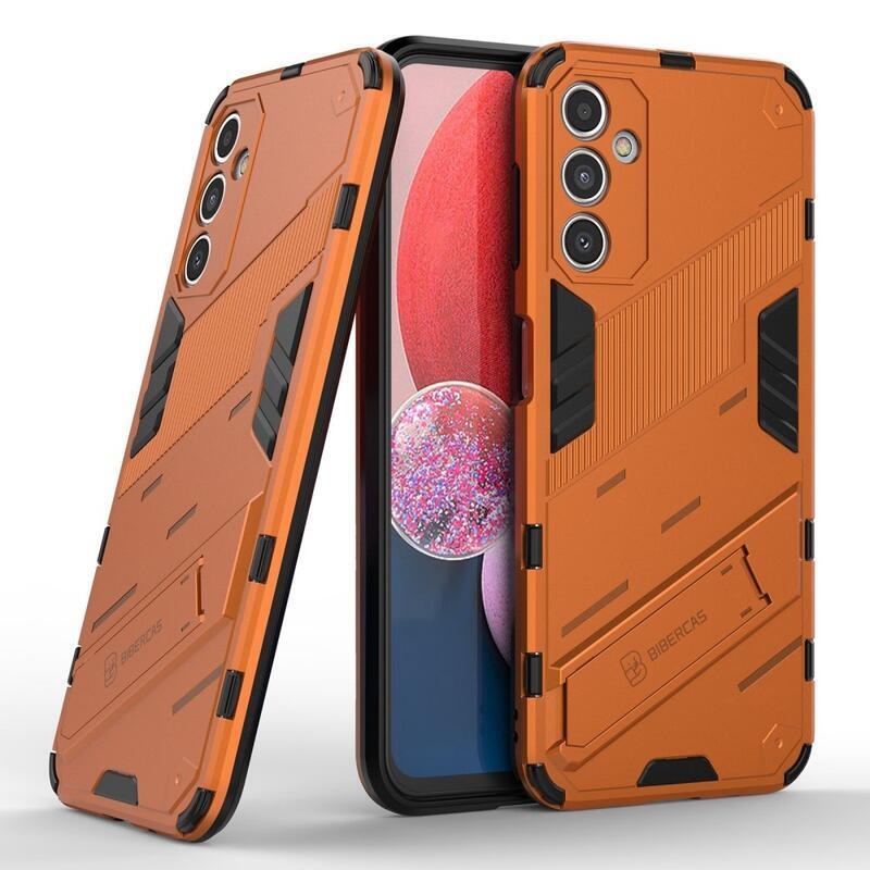 Tartós borítás Samsung Galaxy A14 4G/5G készülékhez - narancssárga színben