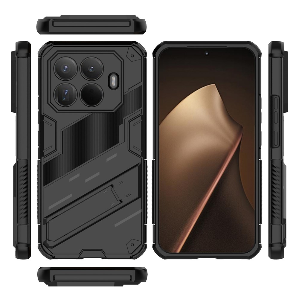 Tartós védőburkolat Xiaomi 15T Pro készülékhez - fekete