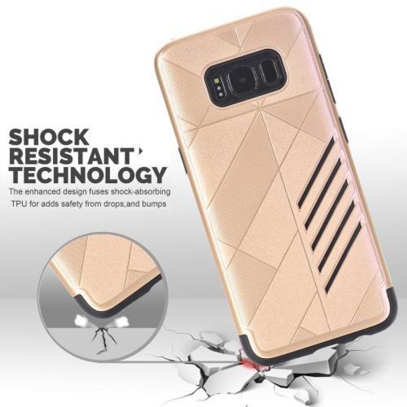 Armory tartós tok megerősített sarkokkal Samsung Galaxy S8 Plus készülékhez - arany színű