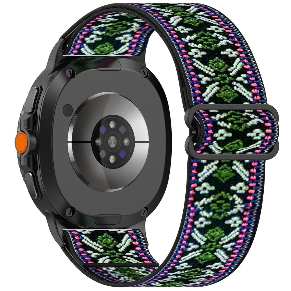 Arrow nylon rugalmas szíj a Samsung Galaxy Watch8 Classic 46 mm-es/Watch8 44 mm-es/40 mm-es modellekhez – F mintázat