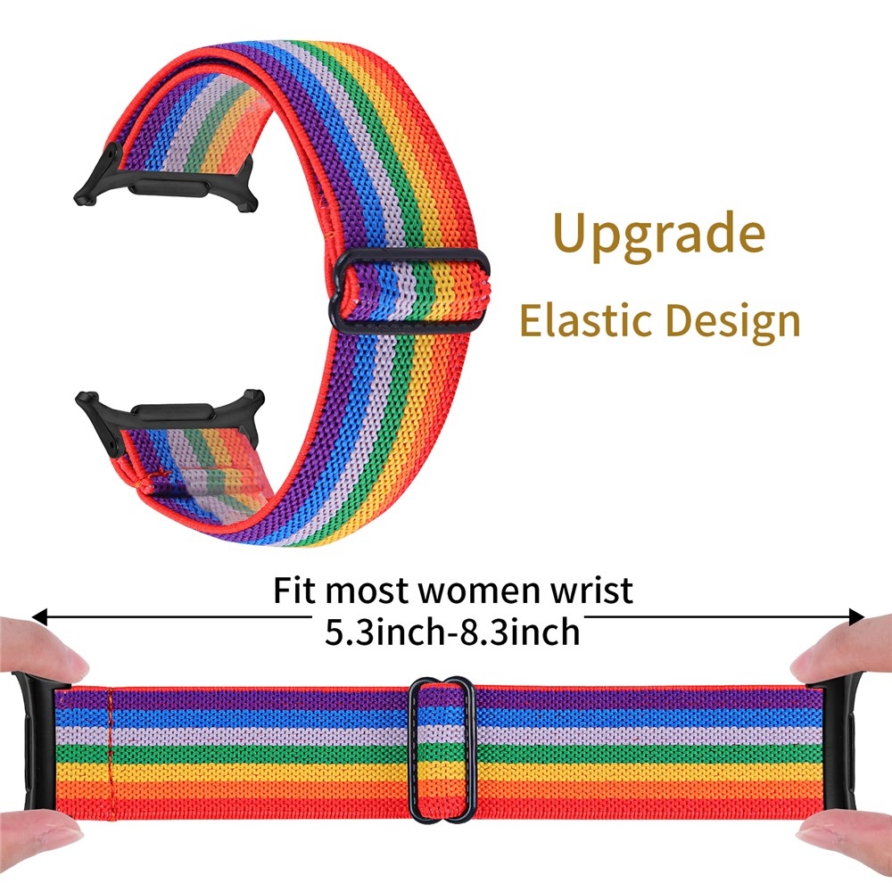Arrow nylon rugalmas szíj a Samsung Galaxy Watch9 40 mm/44 mm-es modellhez – F mintázat