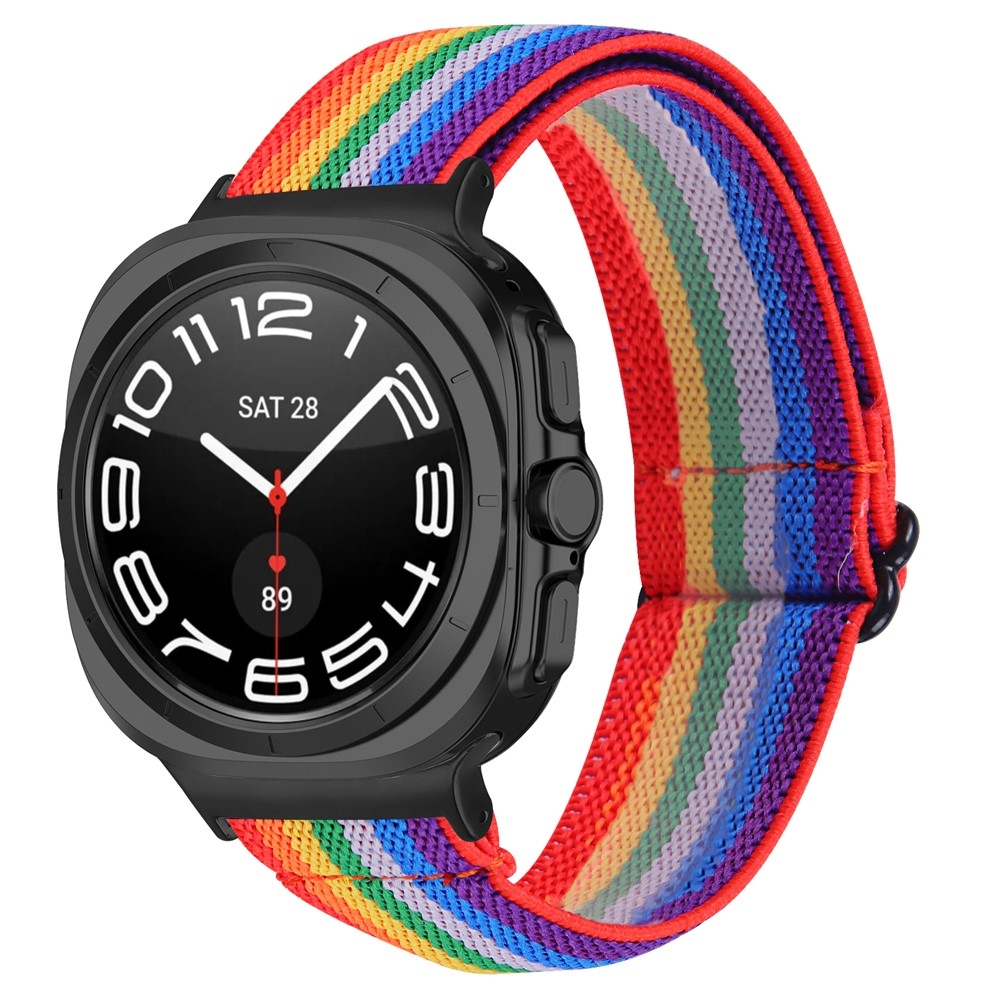 Arrow nylon rugalmas szíj a Samsung Galaxy Watch9 40 mm/44 mm-es modellhez – F mintázat