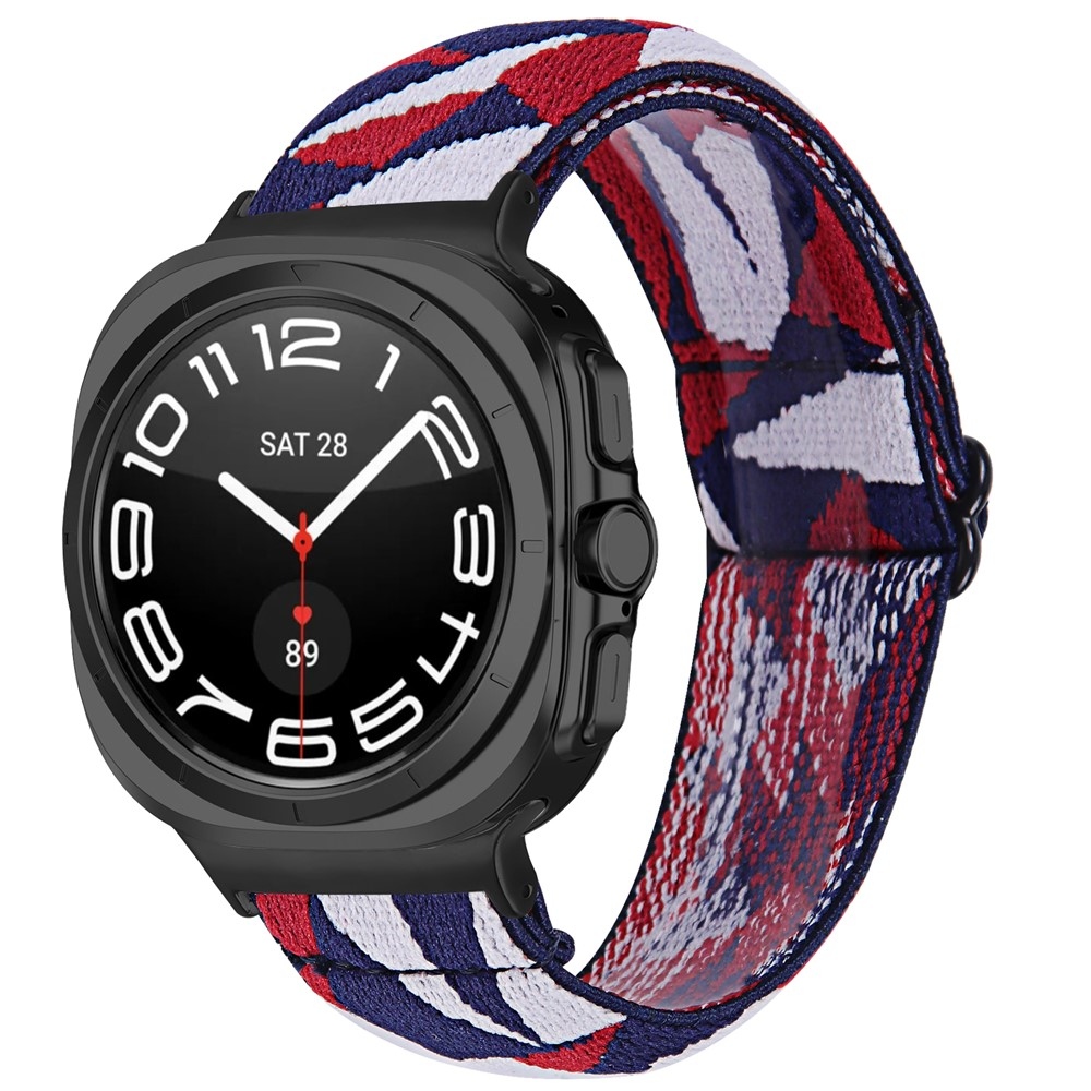 Arrow nylon rugalmas szíj a Samsung Galaxy Watch9 40 mm-es/44 mm-es modellhez – H mintázat