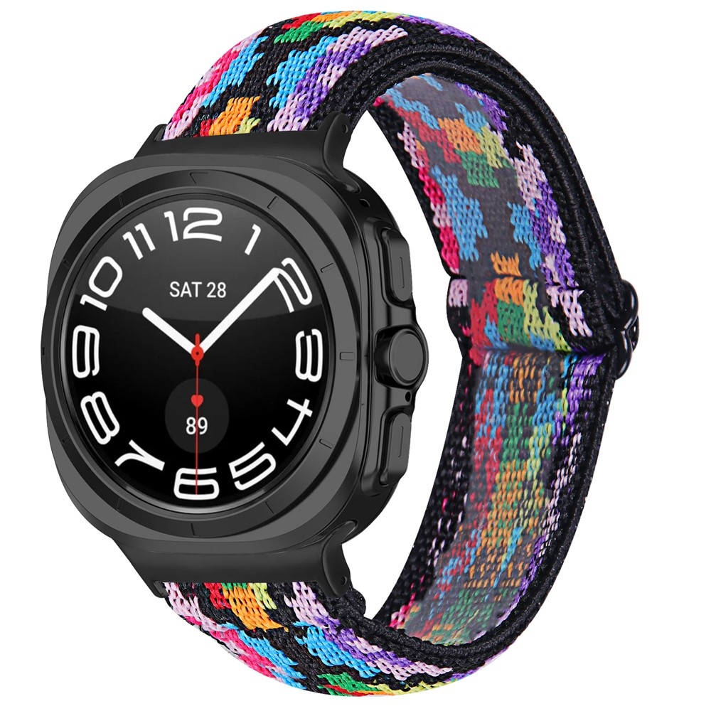 Arrow nylon rugalmas szíj a Samsung Galaxy Watch9 40 mm/44 mm-es modellhez – I. mintázat