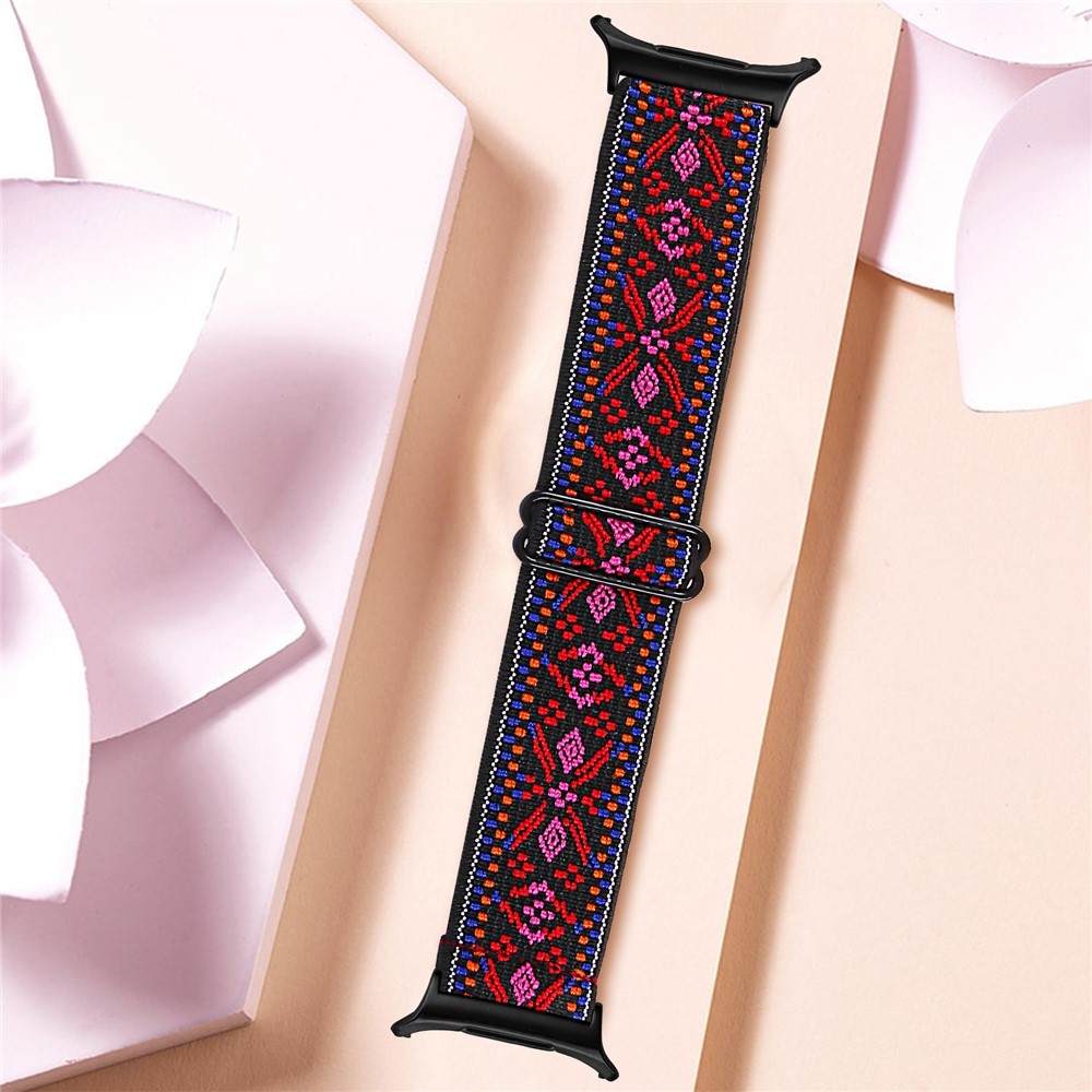 Arrow nylon rugalmas szíj a Samsung Galaxy Watch9 40 mm-es/44 mm-es modellhez – J mintázat