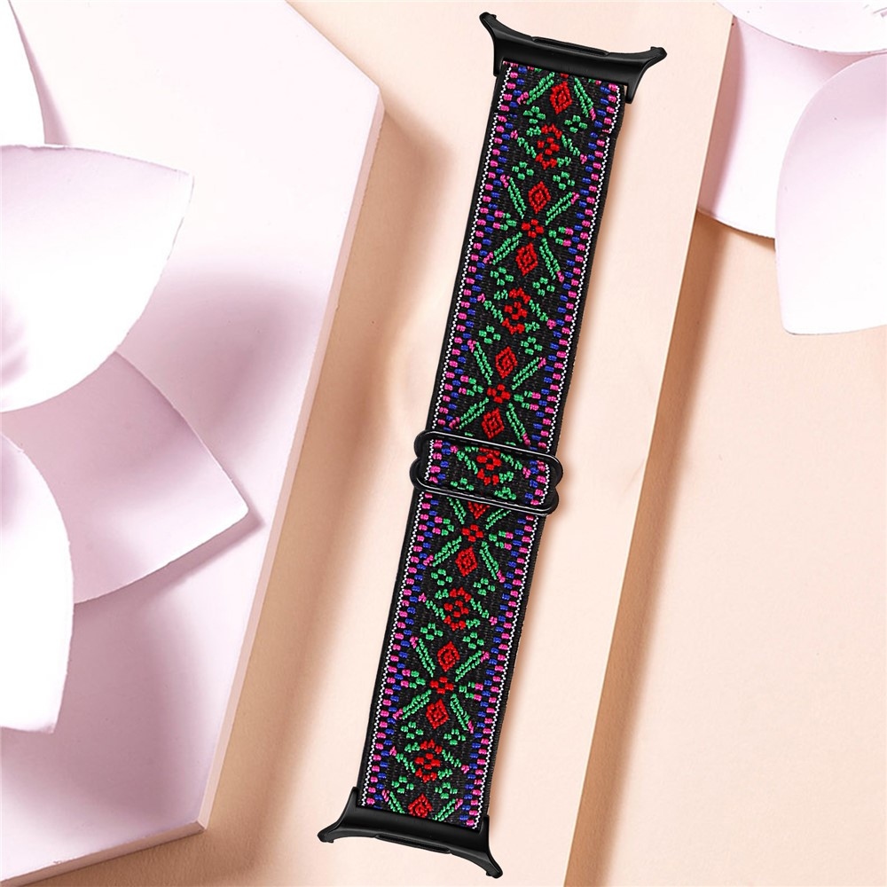 Arrow nylon rugalmas szíj a Samsung Galaxy Watch9 40 mm-es/44 mm-es modellhez – K mintázat