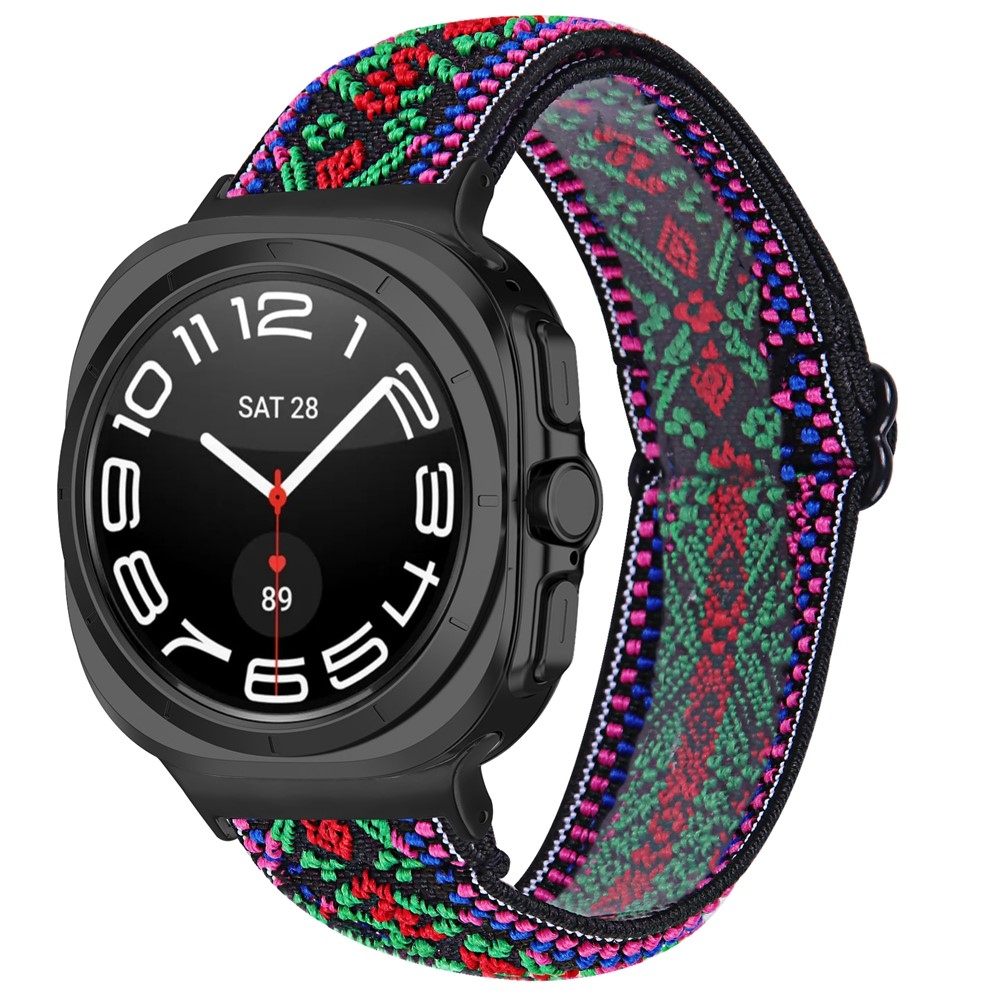 Arrow nylon rugalmas szíj a Samsung Galaxy Watch9 40 mm-es/44 mm-es modellhez – K mintázat