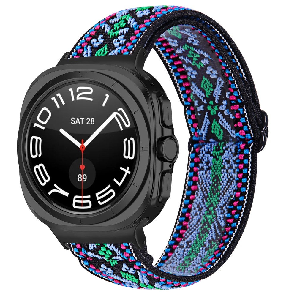 Arrow nylon rugalmas szíj a Samsung Galaxy Watch9 40 mm/44 mm-es modellhez – L mintázat