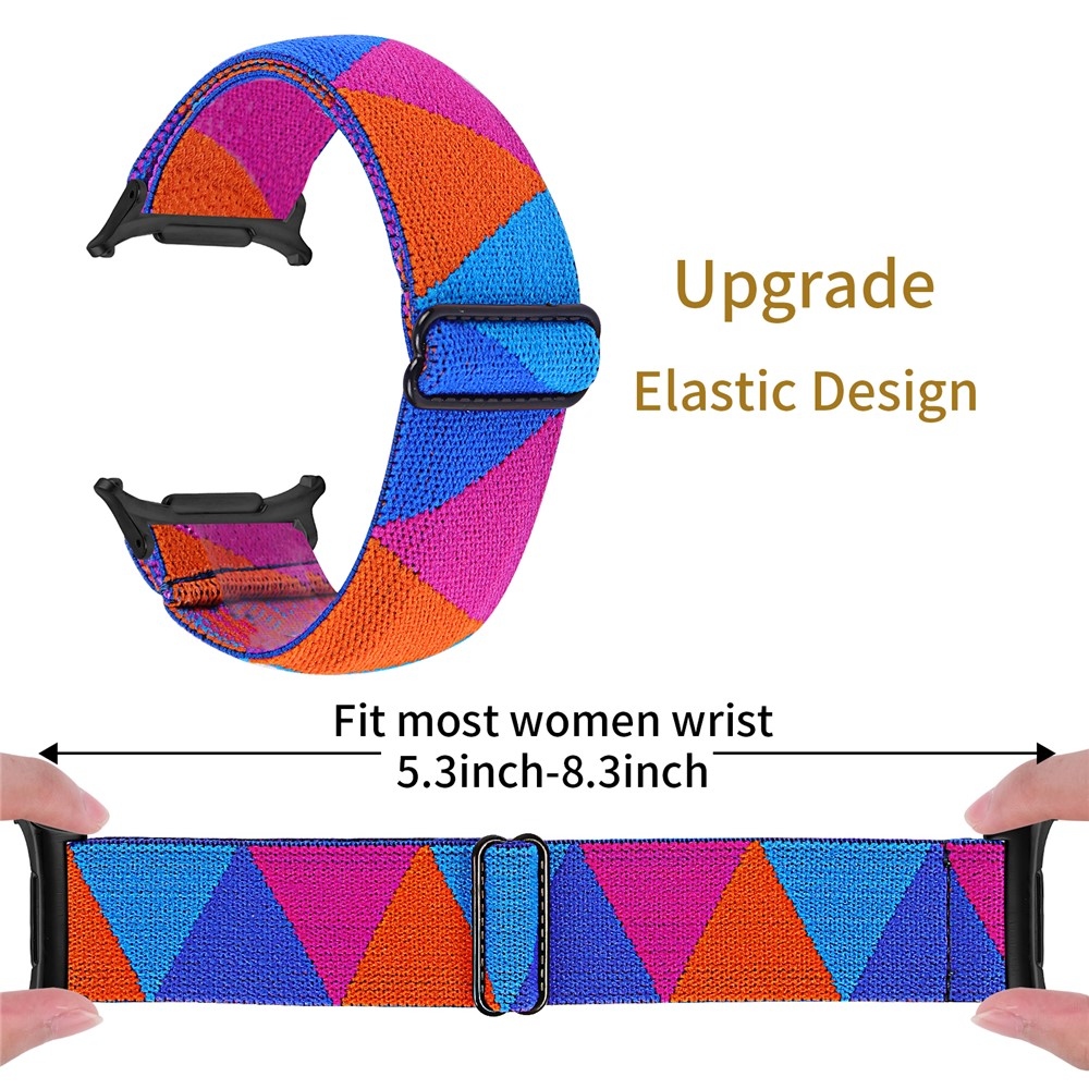 Arrow nylon rugalmas szíj a Samsung Galaxy Watch9 40 mm-es/44 mm-es modellhez – M mintázat