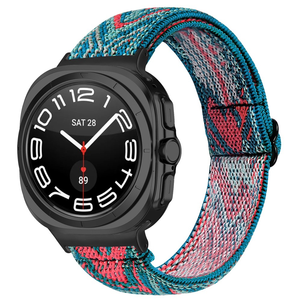 Arrow nylon rugalmas szíj a Samsung Galaxy Watch9 40 mm-es/44 mm-es modellhez – N mintázat