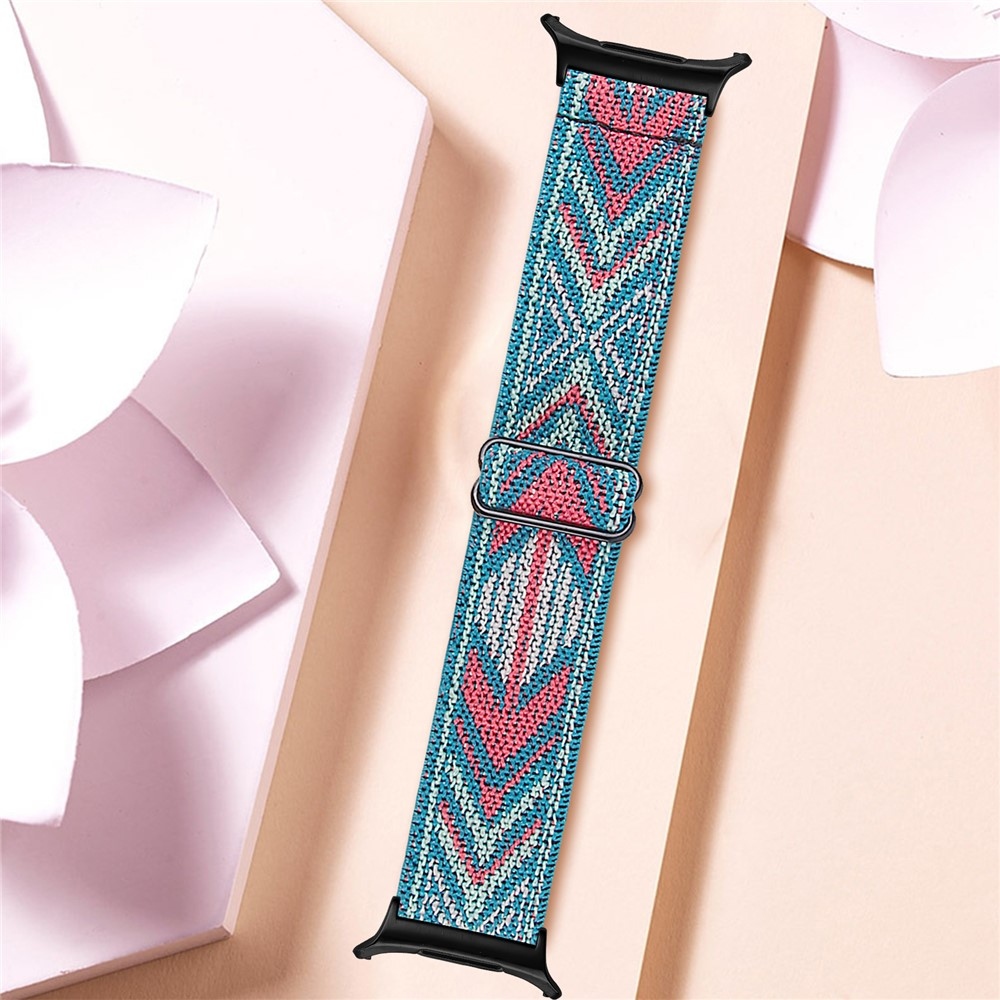 Arrow nylon rugalmas szíj a Samsung Galaxy Watch9 40 mm-es/44 mm-es modellhez – N mintázat