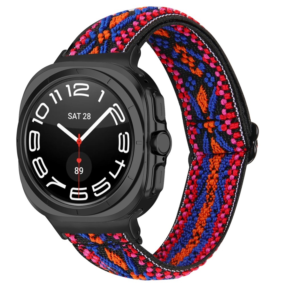 Arrow nylon rugalmas szíj a Samsung Galaxy Watch9 40 mm-es/44 mm-es modellhez – P mintázat