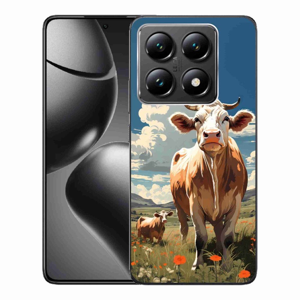 Gél borítás mmCase a Xiaomi 14T-hez - tehenek a réten