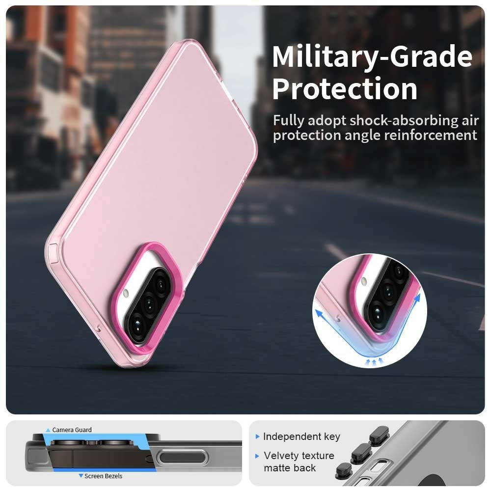 Candy matt zselés tok Samsung Galaxy A26 5G - rózsaszínű