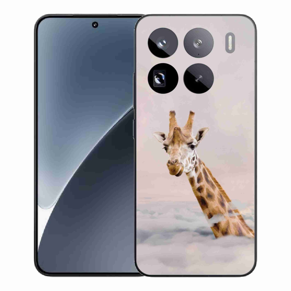 Gél borítás mmCase a Xiaomi 15 Pro-hoz - zsiráf a felhőkben