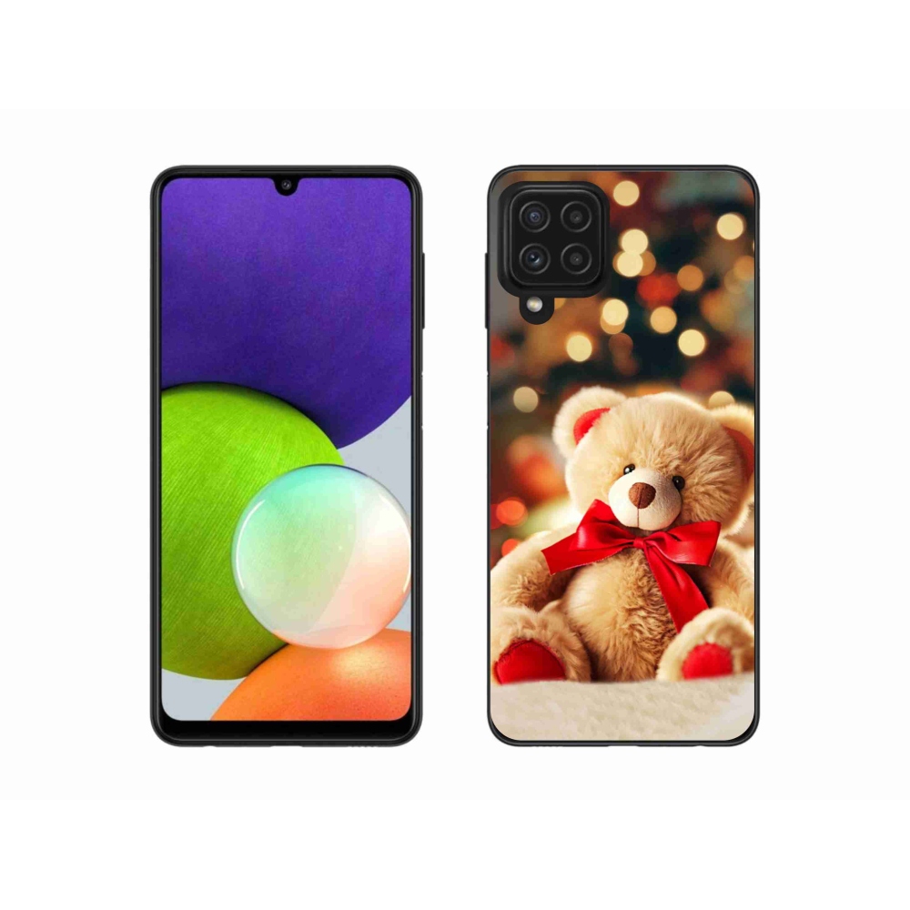 Zselés borítás mmCase Samsung Galaxy A22 4G - mackóhoz