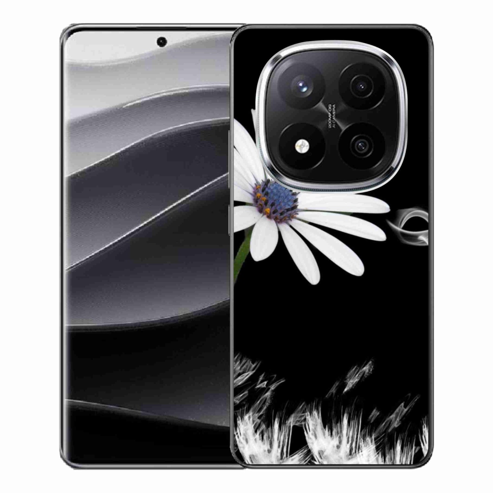 Gél borítás mmCase a Xiaomi Redmi Note 14 Pro+ 5G-hez - fehér virág