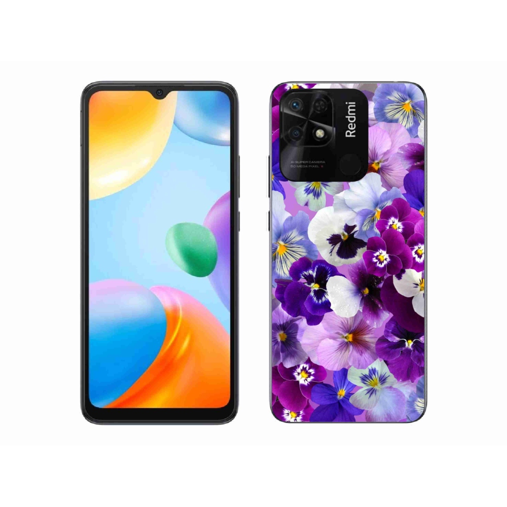 Gél borító mmCase a Xiaomi Redmi 10C - virágok 9