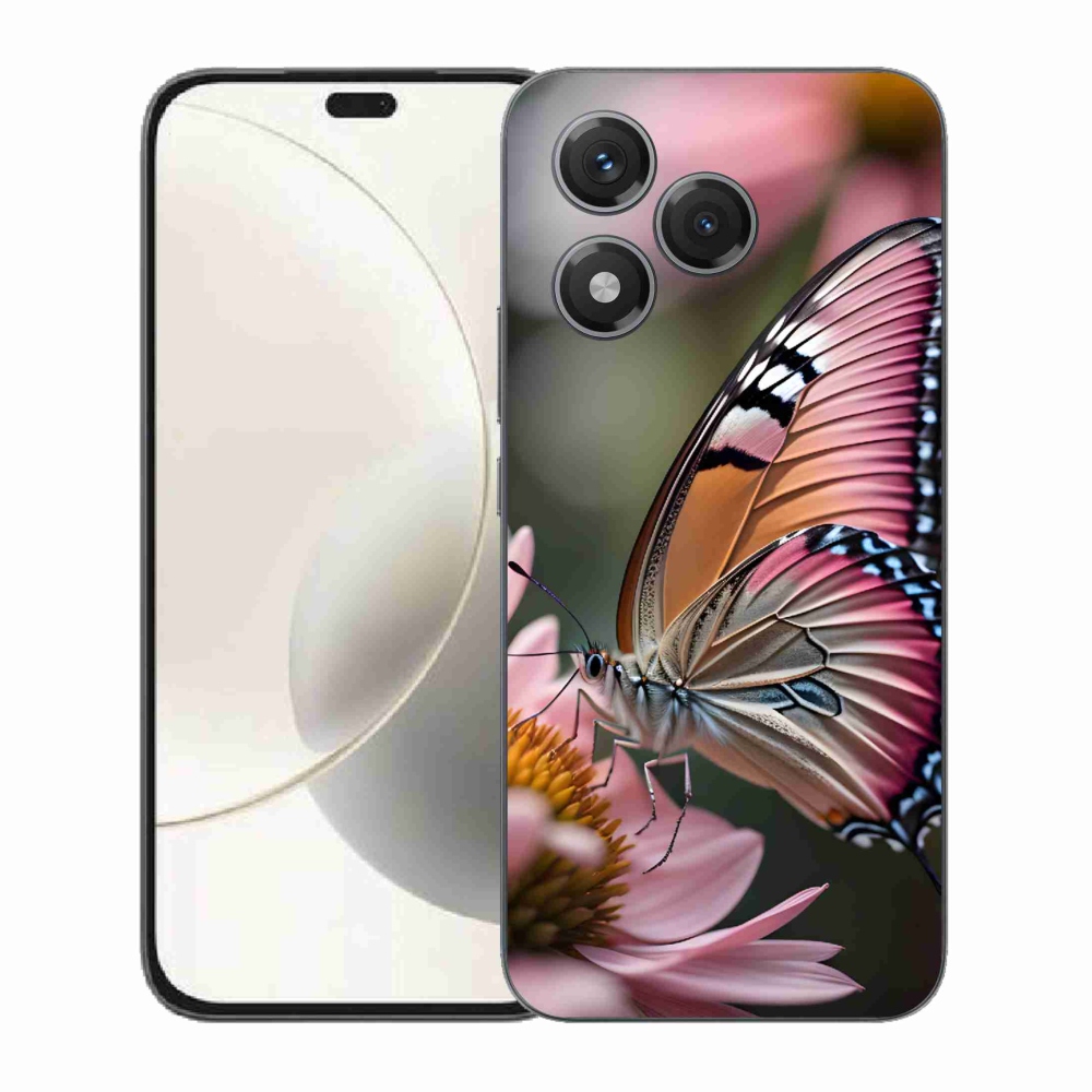 Zselés borítás mmCase a Honor 400 Lite-hoz - színes pillangó