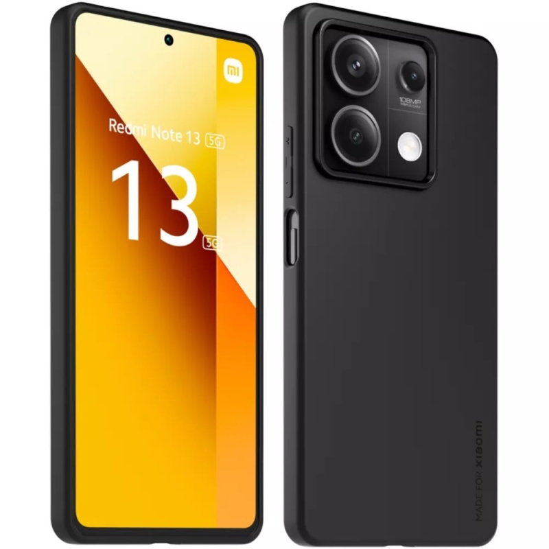 Készült Xiaomi TPU borító Xiaomi Redmi Note 13 5G Fekete