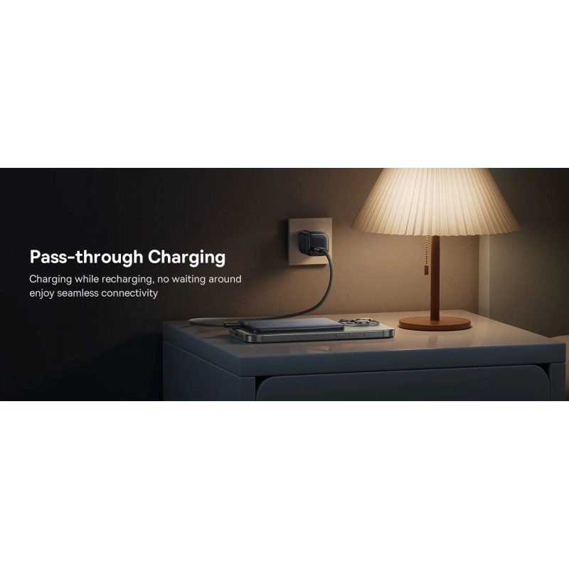 Baseus PicoGo AM41 20W mágneses Powerbank 5000mAh Nebula Pink
