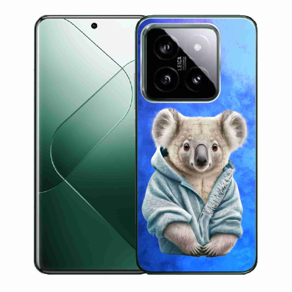 Gél borító mmCase a Xiaomi 14-hez - koala pulóverben