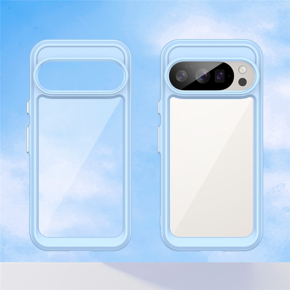 Gél tok kemény hátlappal a Google Pixel 10 Pro/Pixel 10 számára - kék