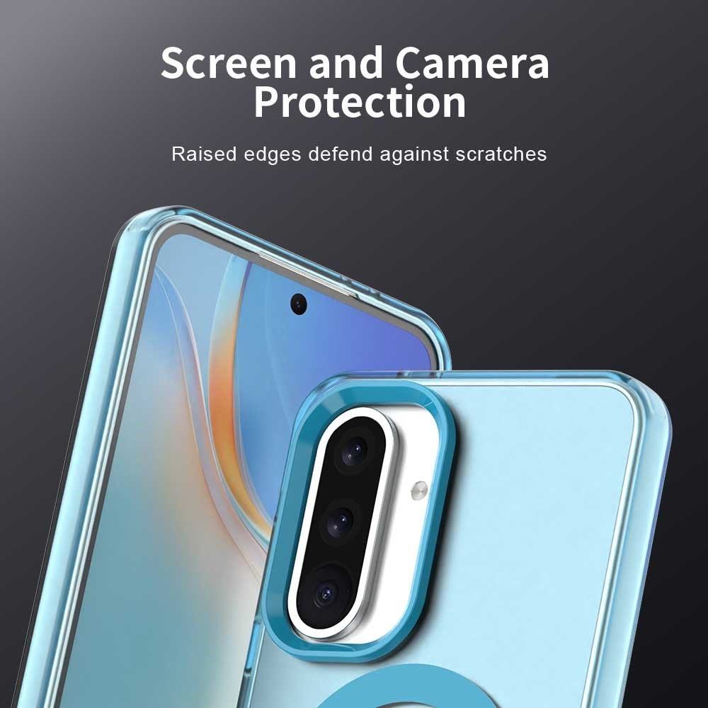 Candy zselés tok MagSafe-val a Samsung Galaxy A36 5G/A56 5G készülékhez - kék