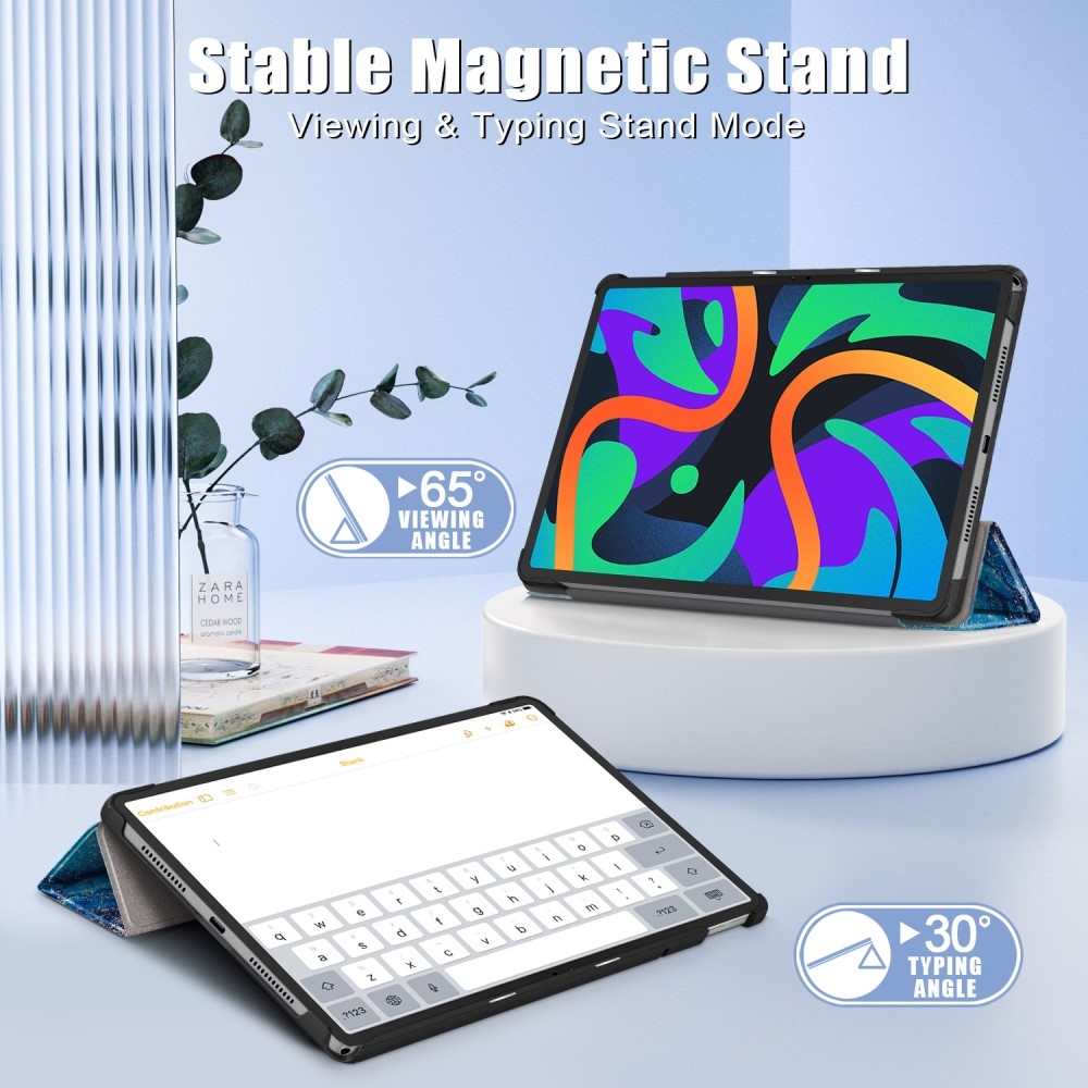 Patte intelligens záró tok Lenovo Tab M11/Tab K11 - hullámok