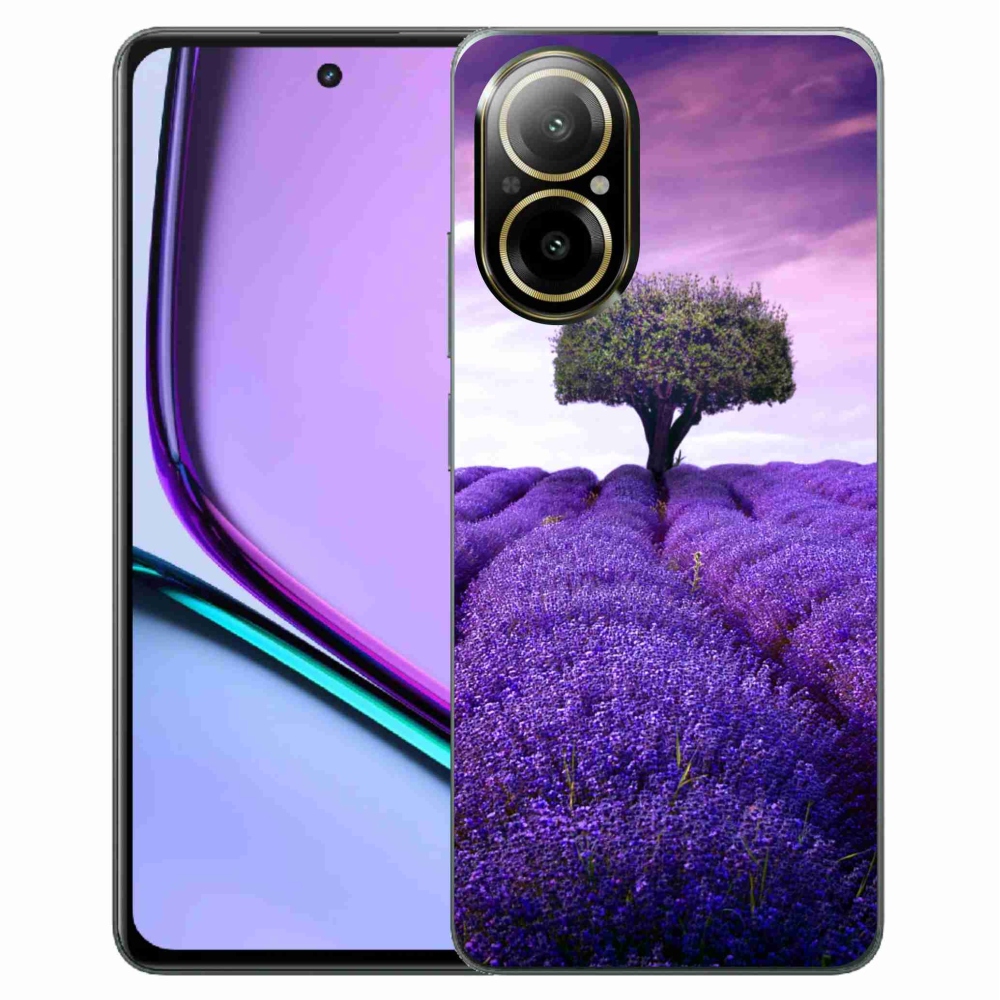 Gél borító mmCase a Realme C67 készülékhez - levendula rét