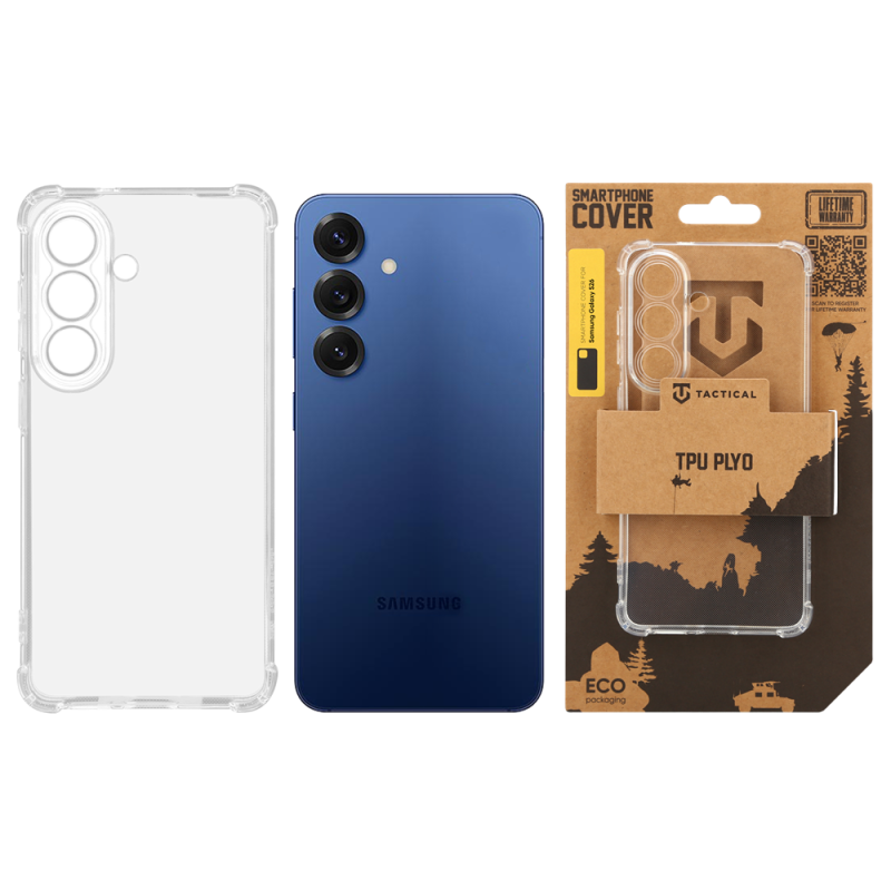 Taktikai TPU Plyo tok Samsung Galaxy S26-hoz, átlátszó