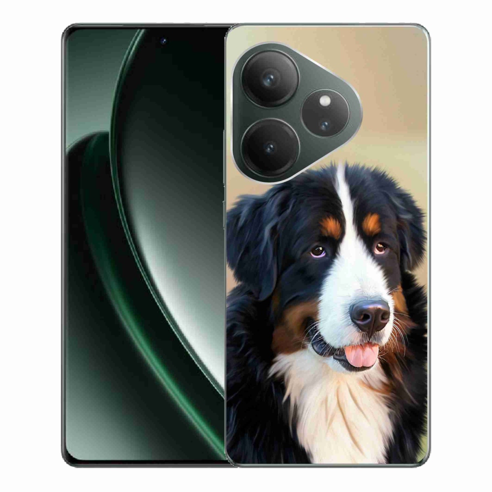Gélhüvely mmCase a Realme GT 6 5G/GT 6T 5G számára - Berni hegyi kutya