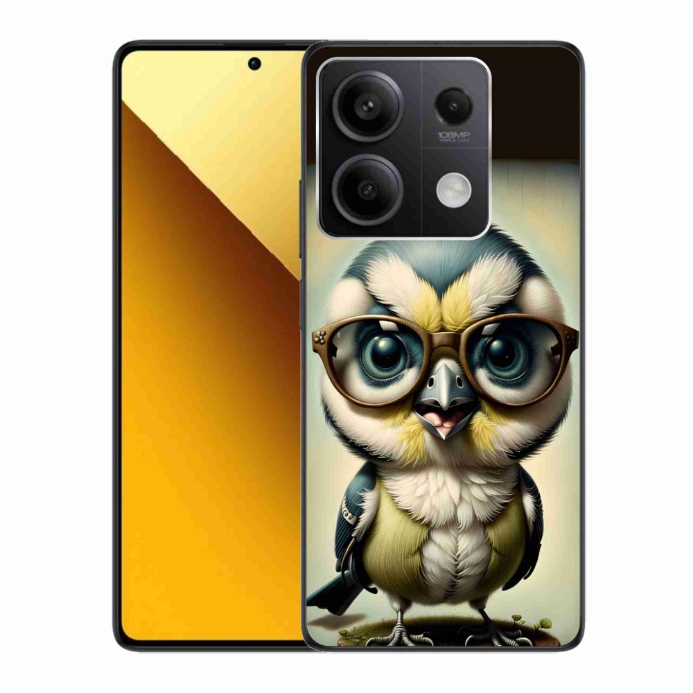 Gél borítás mmCase a Xiaomi Redmi Note 13 5G - kölyök szemüveggel