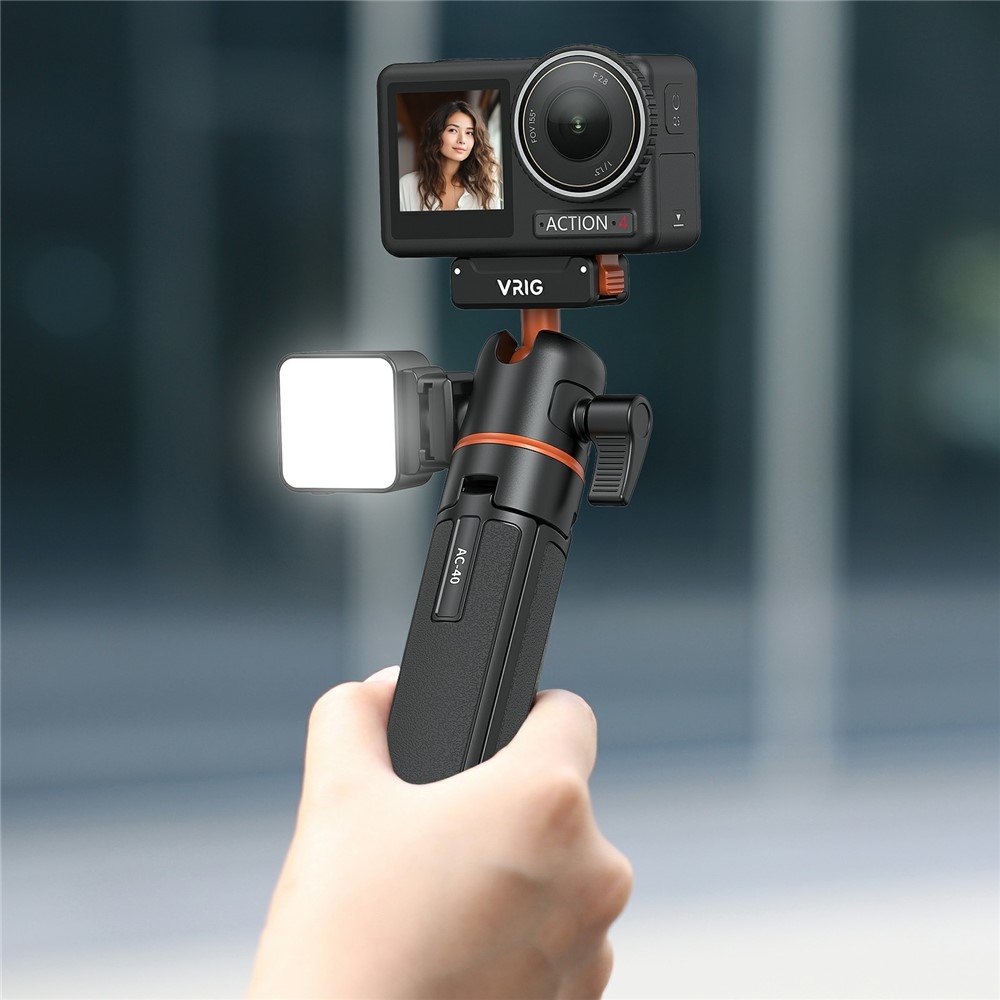 VRIG mágneses gyorskioldós állvány DJI Osmo Action 5 Pro, 4 és 3 kamerákhoz