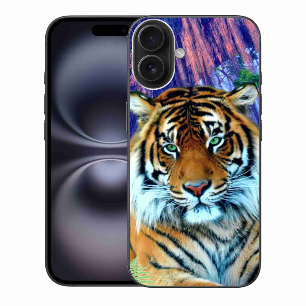 Gél tok mmCase iPhone 16 Plus készülékhez - tigris