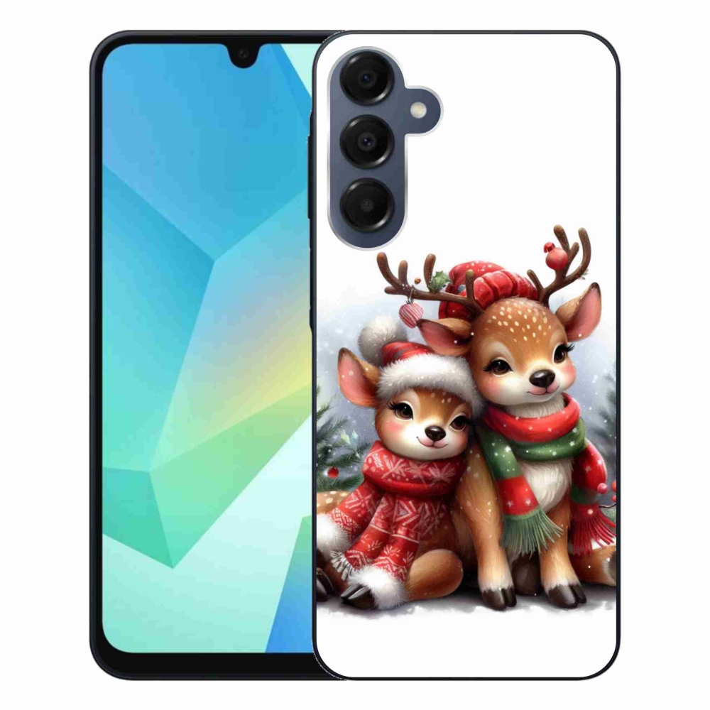 Zselés borítás mmCase Samsung Galaxy A16 4G/5G - karácsonyi rénszarvashoz