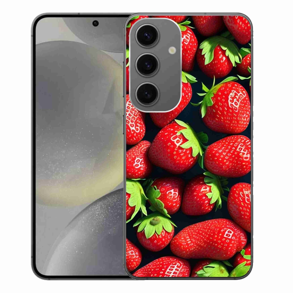 Zselés borítás mmCase Samsung Galaxy S24+ készülékhez - szamóca