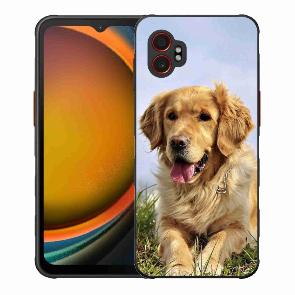 Gél borítás mmCase Samsung Galaxy Xcover 7 Pro készülékhez - arany retriever