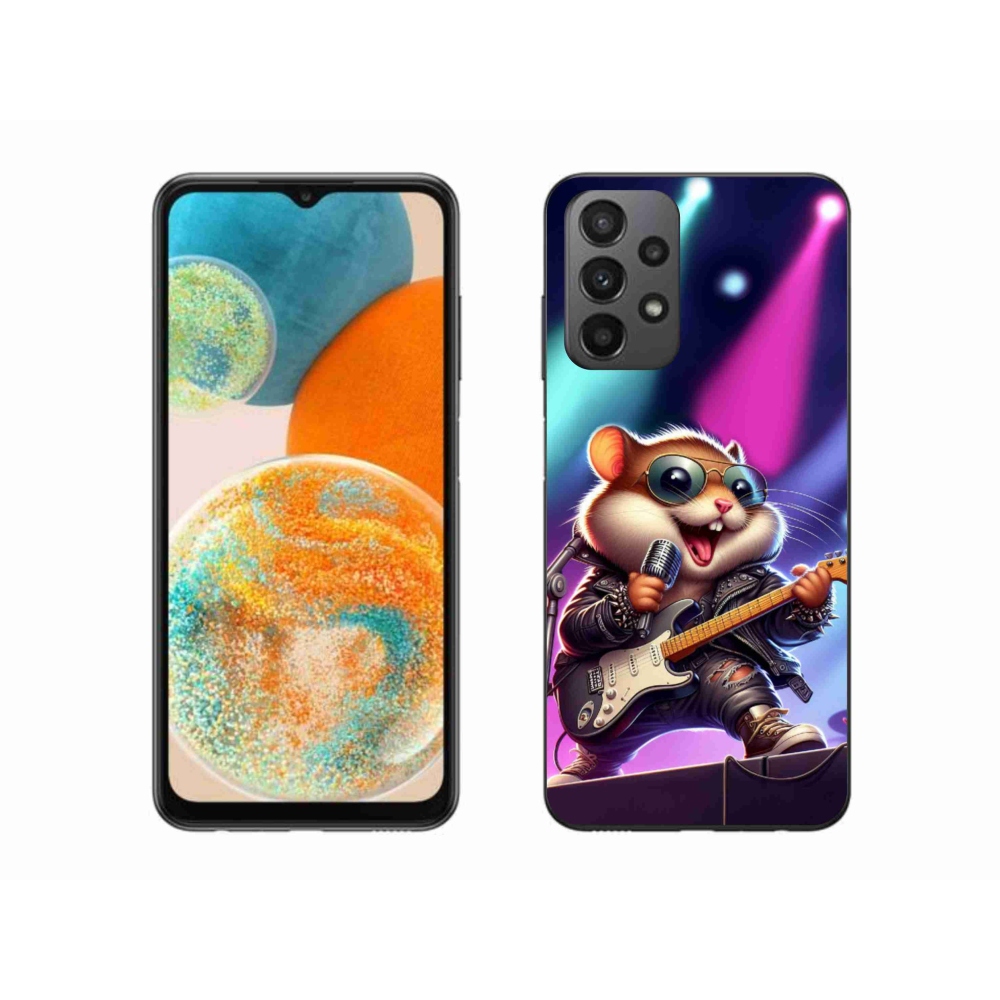 Gél borítás mmCase Samsung Galaxy A23 4G/5G készülékhez - hörcsög hintaló